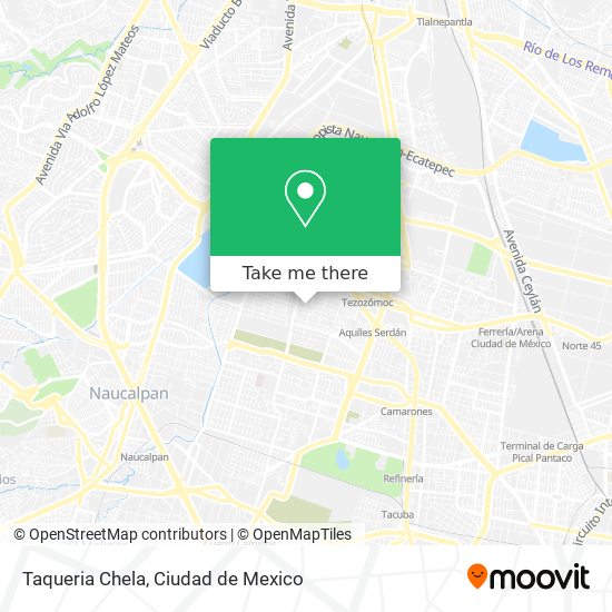 Mapa de Taqueria Chela