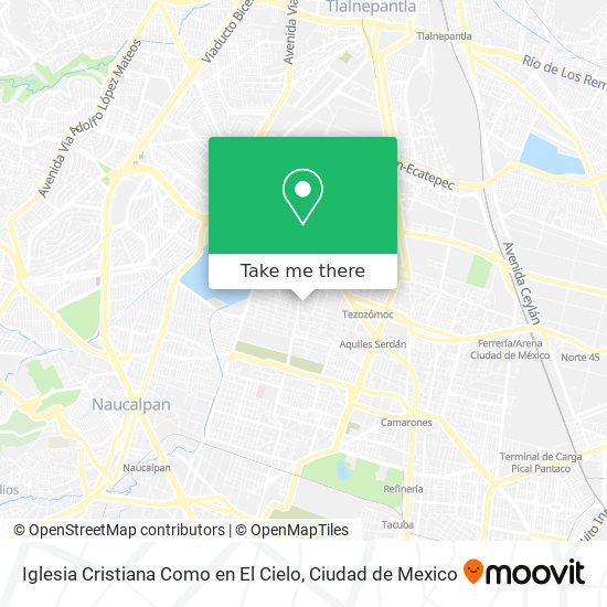 Mapa de Iglesia Cristiana Como en El Cielo