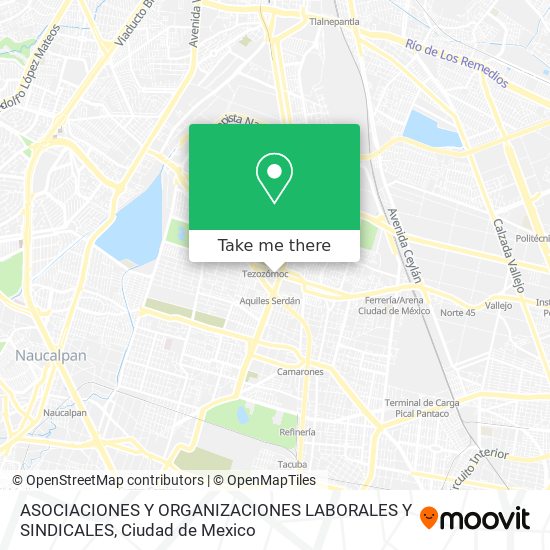 Mapa de ASOCIACIONES Y ORGANIZACIONES LABORALES Y SINDICALES