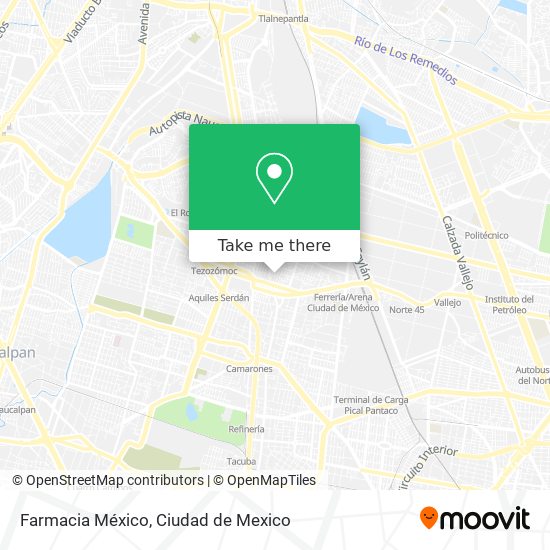 Mapa de Farmacia México