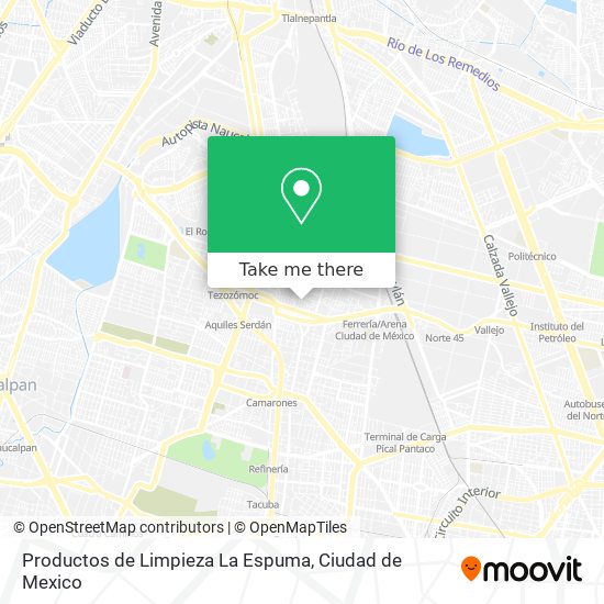 Productos de Limpieza La Espuma map