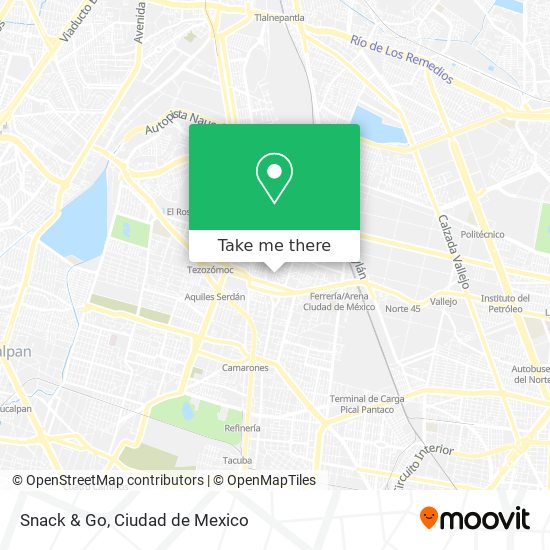 Snack & Go map