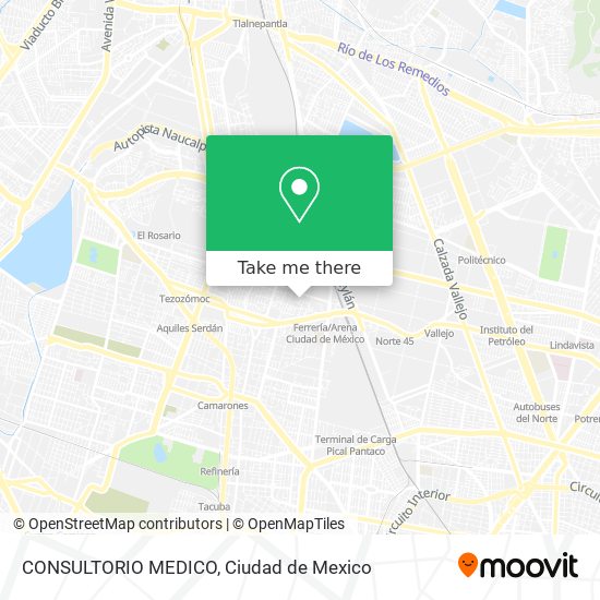 CONSULTORIO MEDICO map
