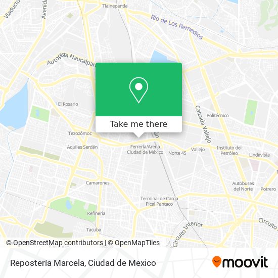 Repostería Marcela map
