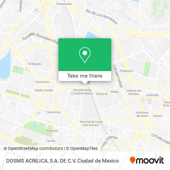 DOSMS ACRíLICA, S.A. DE C.V map