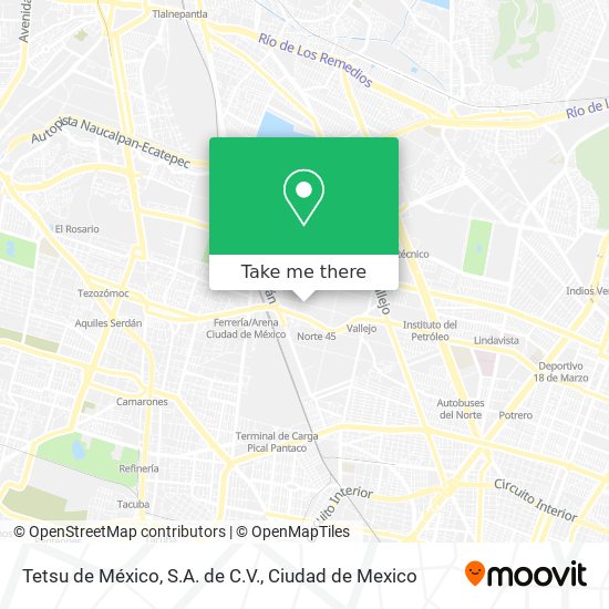 Tetsu de México, S.A. de C.V. map
