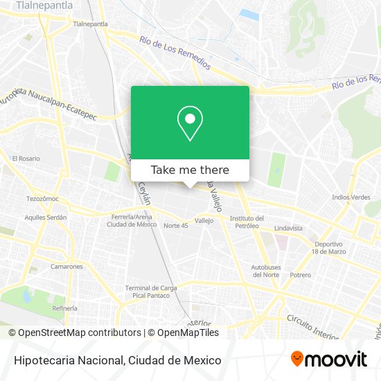 Hipotecaria Nacional map