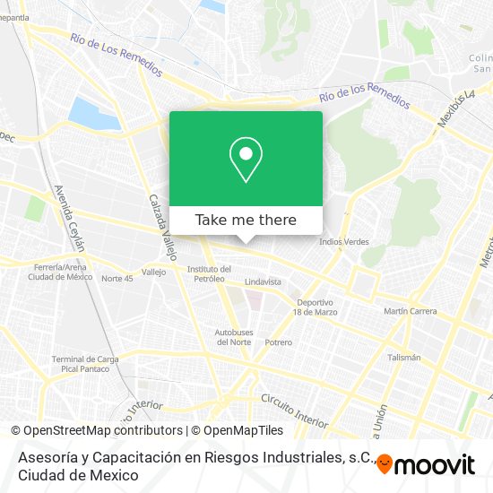 Mapa de Asesoría y Capacitación en Riesgos Industriales, s.C.