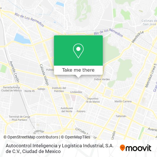 Autocontrol Inteligencia y Logística Industrial, S.A. de C.V. map