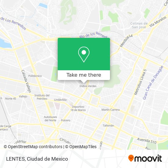 LENTES map