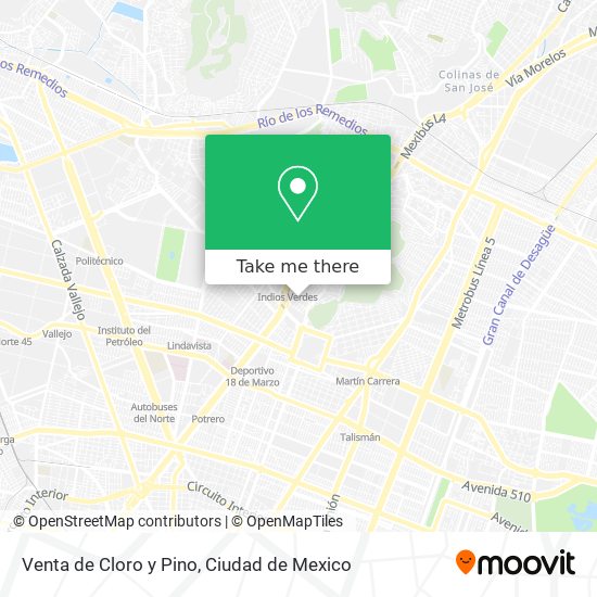 Venta de Cloro y Pino map