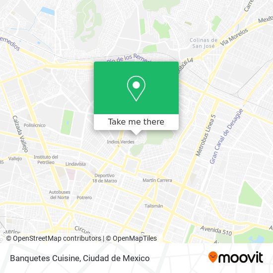 Banquetes Cuisine map