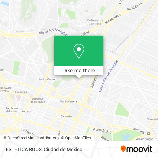 ESTETICA ROOS map