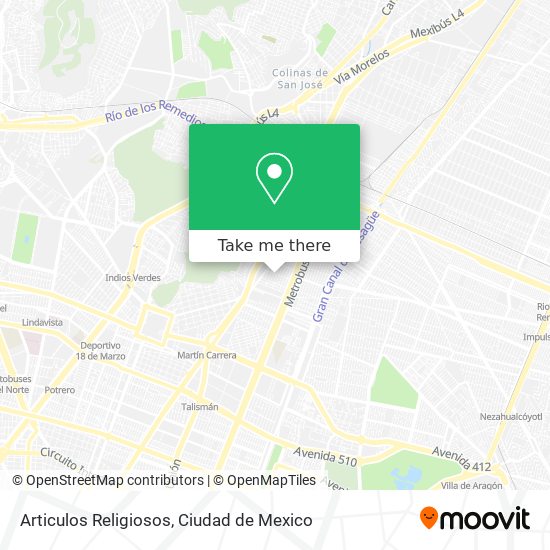 Articulos Religiosos map