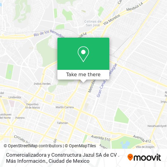 Comercializadora y Constructura Jazul SA de CV . Más Información. map