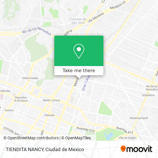 TIENDITA NANCY map