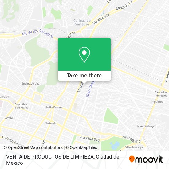 VENTA DE PRODUCTOS DE LIMPIEZA map