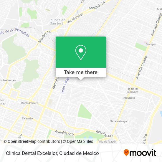 Clinica Dental Excelsior map