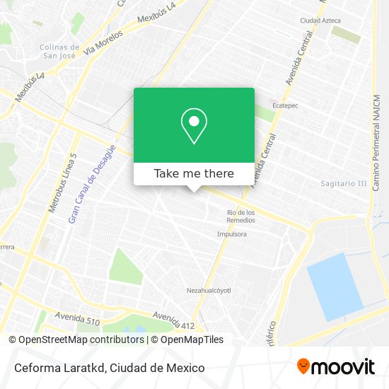 Ceforma Laratkd map