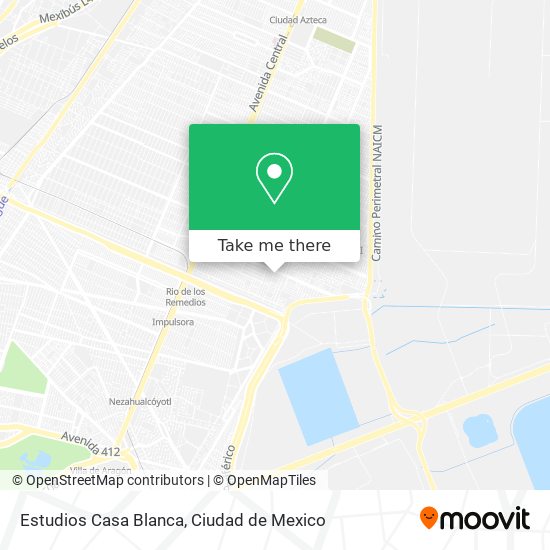 Estudios Casa Blanca map