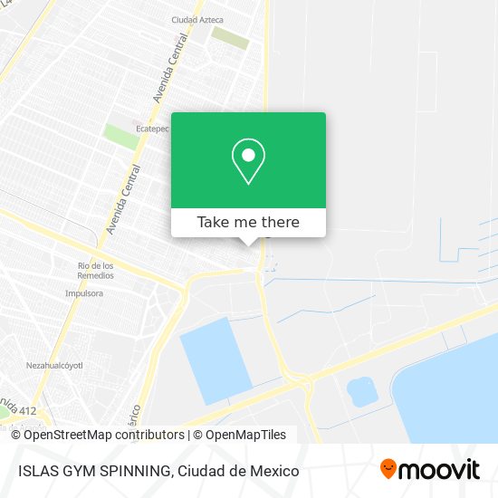 Mapa de ISLAS GYM SPINNING