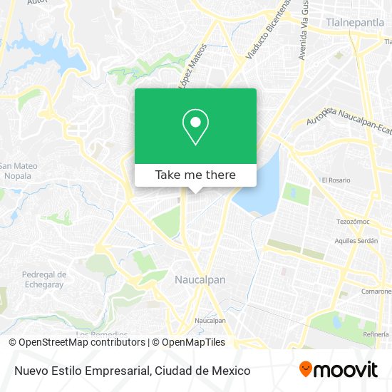 Nuevo Estilo Empresarial map