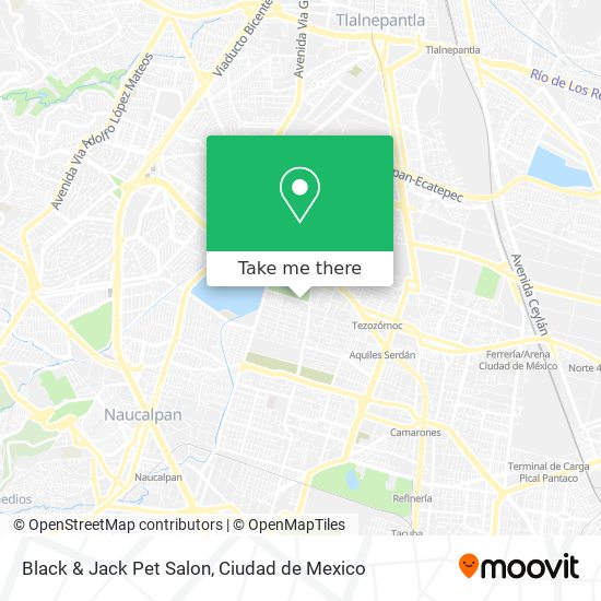 Black & Jack Pet Salon map
