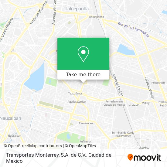 Transportes Monterrey, S.A. de C.V. map