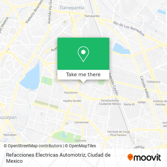 Refacciones Electricas Automotriz map