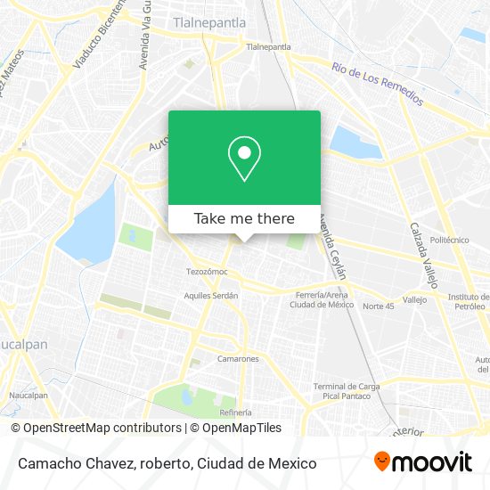 Camacho Chavez, roberto map