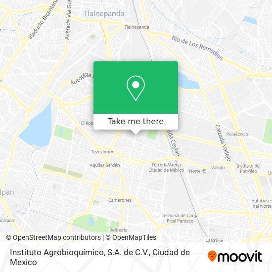 Instituto Agrobioquímico, S.A. de C.V. map