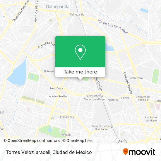 Torres Veloz, araceli map