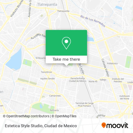 Mapa de Estetica Style Studio