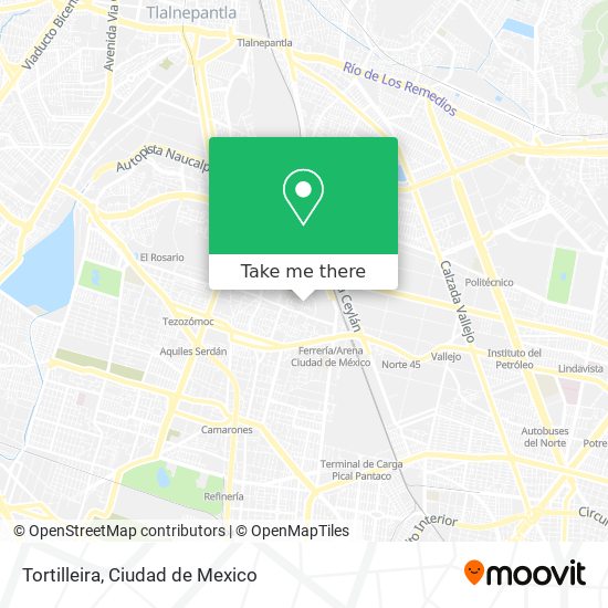 Tortilleira map