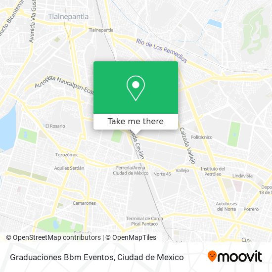 Graduaciones Bbm Eventos map