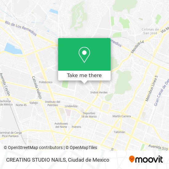 CREATING STUDIO NAILS map