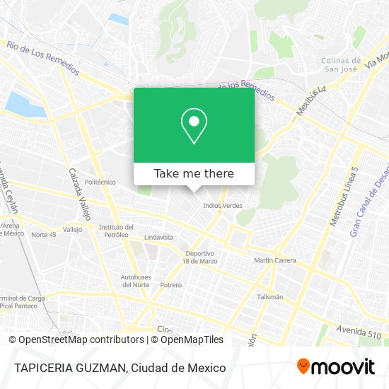 Mapa de TAPICERIA GUZMAN