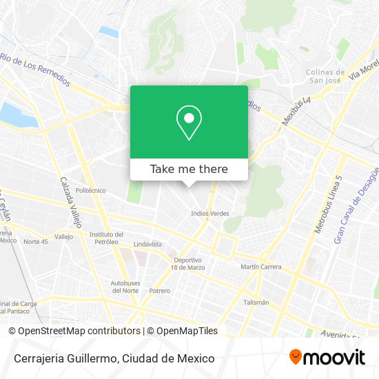 Cerrajeria Guillermo map