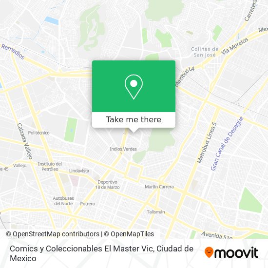 Mapa de Comics y Coleccionables El Master Vic