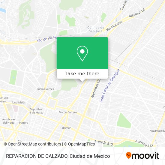 REPARACION DE CALZADO map