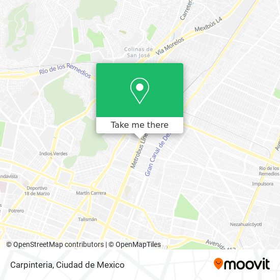 Mapa de Carpinteria