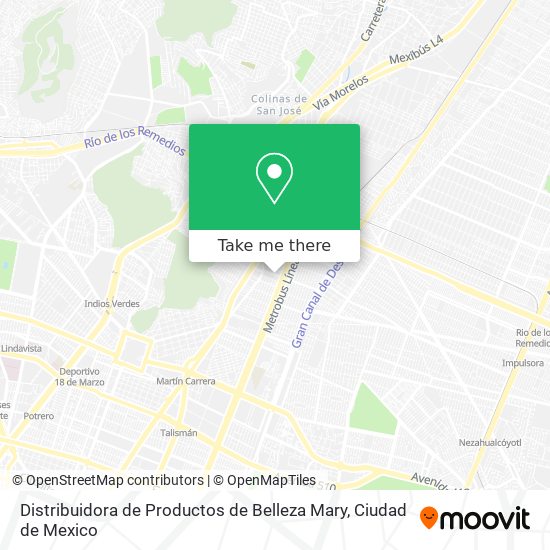 Distribuidora de Productos de Belleza Mary map