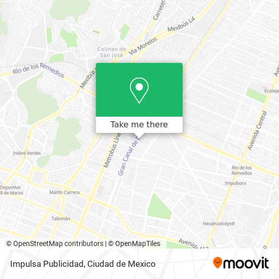 Mapa de Impulsa Publicidad