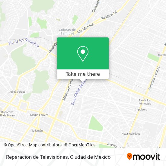 Reparacion de Televisiones map