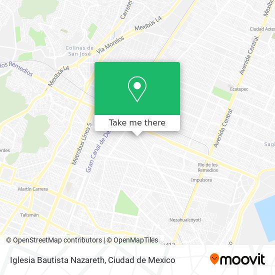 Iglesia Bautista Nazareth map