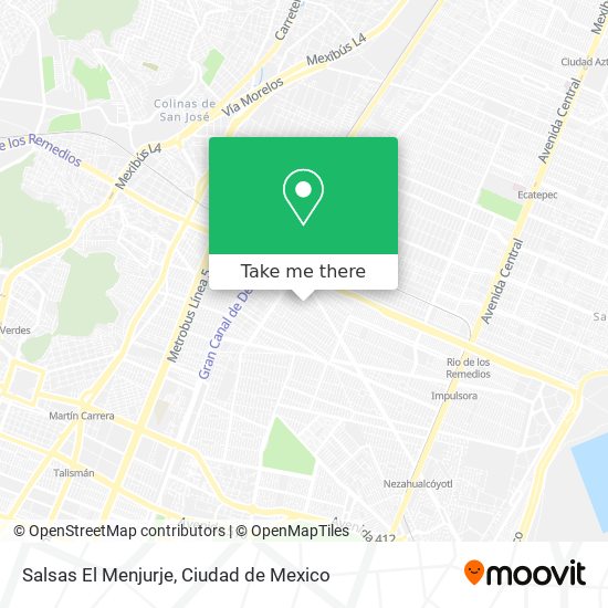 Salsas El Menjurje map