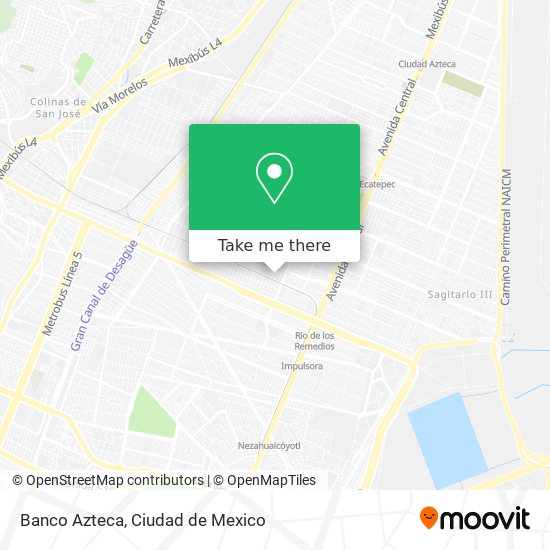 Mapa de Banco Azteca