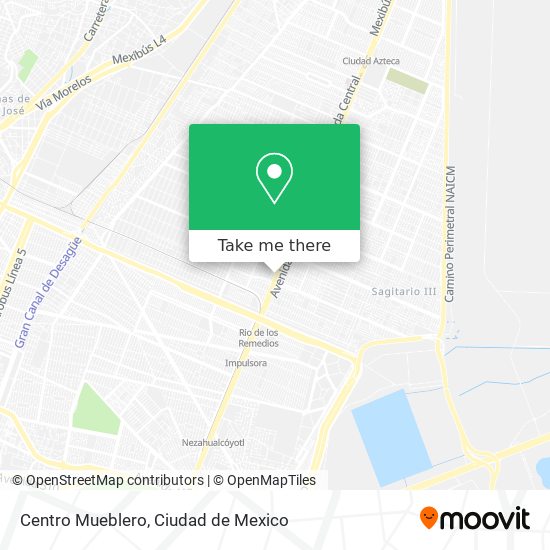 Centro Mueblero map