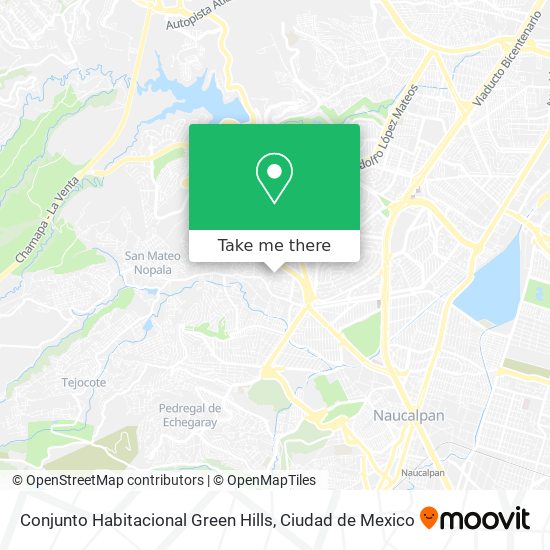 Mapa de Conjunto Habitacional Green Hills