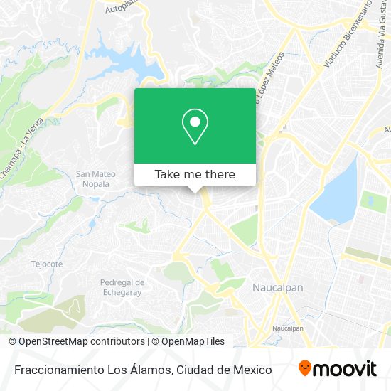 Mapa de Fraccionamiento Los Álamos